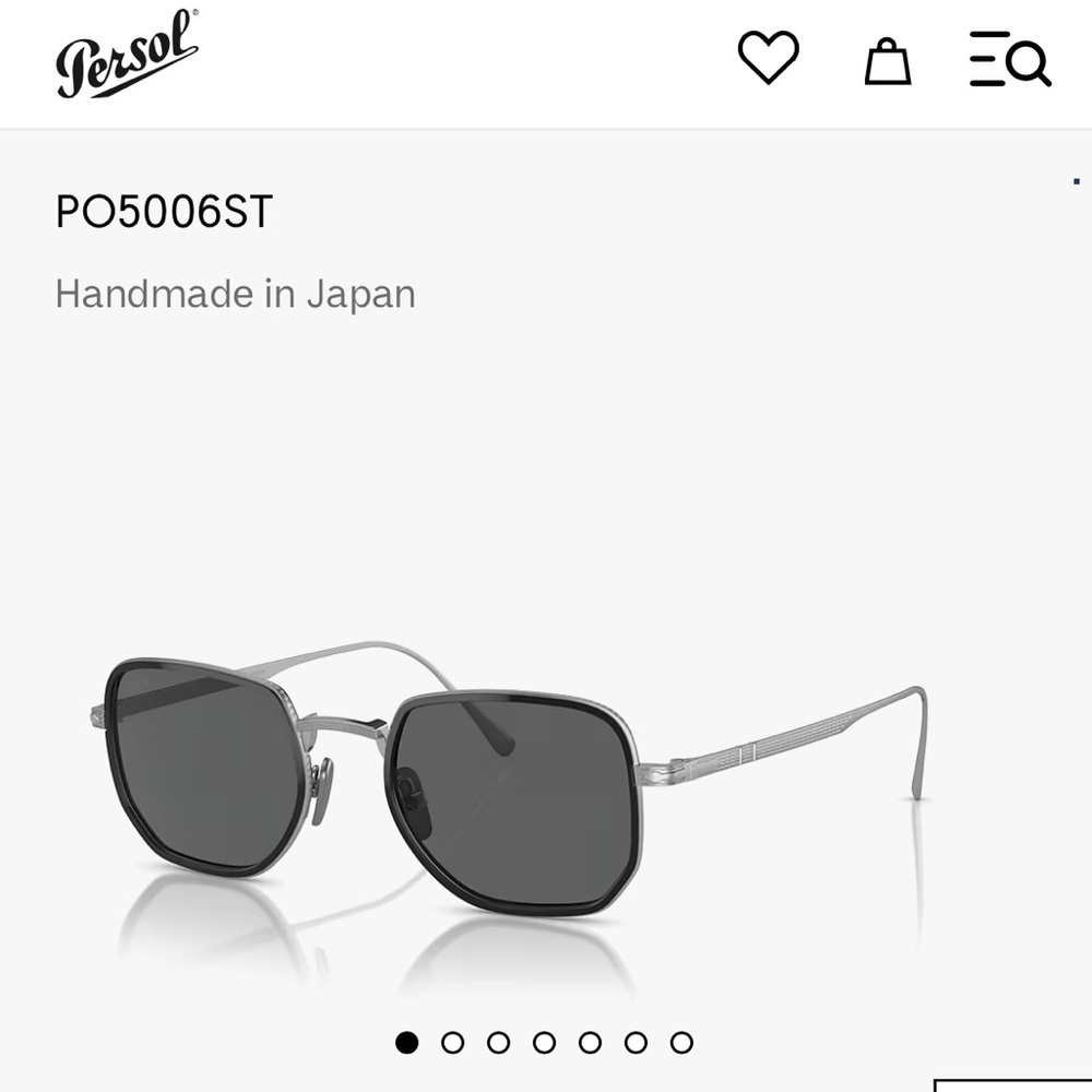 Persol PO5006ST Titanium Sunglasses NWT Made in Japan Unisex (NEW)